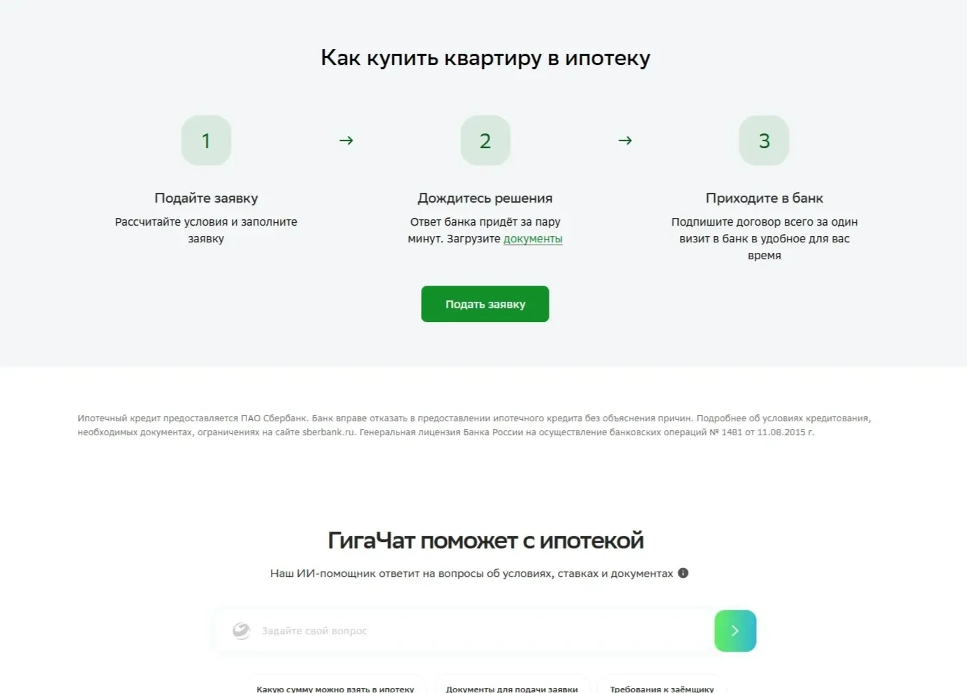 Картинка Страницы Этапы сайта СберБанк