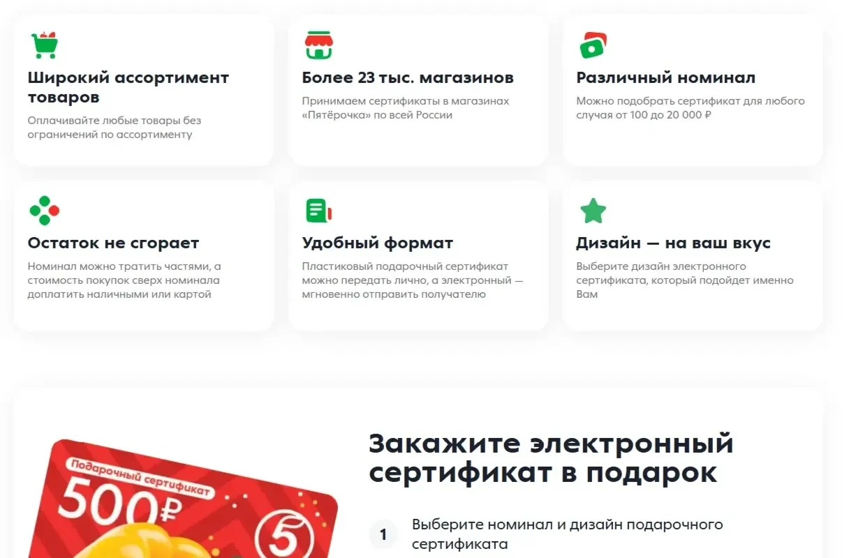 Изображение Страницы Иконки сайта Пятёрочка