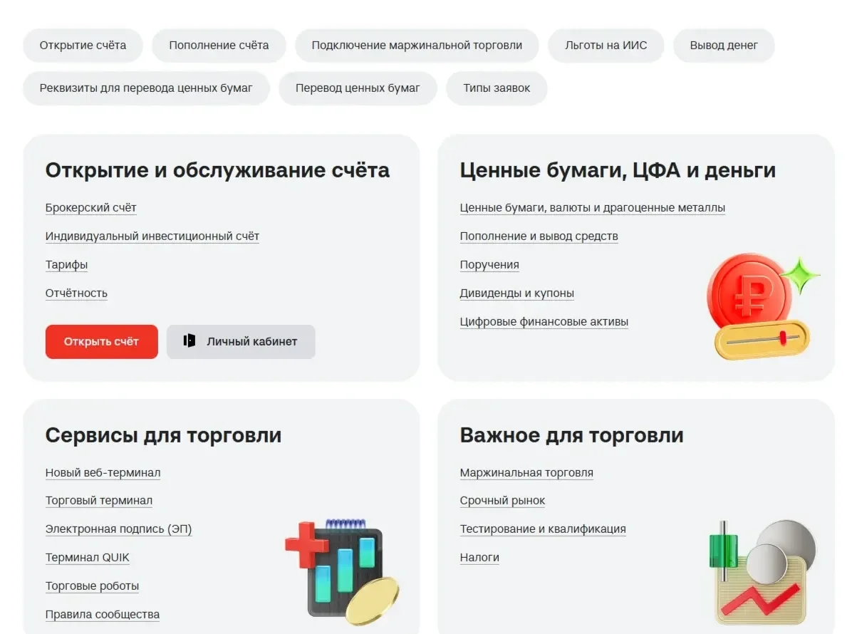 Референс Страницы Табы/вкладки сайта Альфа-Банк