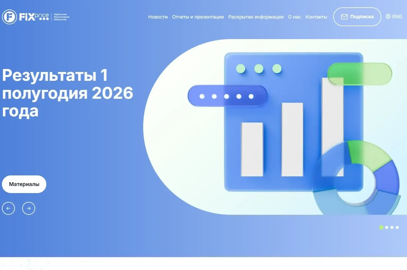 Изображение Страницы Первый экран сайта Fix Price